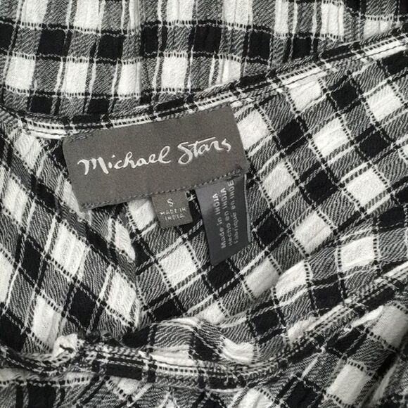 Michael Stars stretch cotton gauze shift dress. - Picture 10 of 12